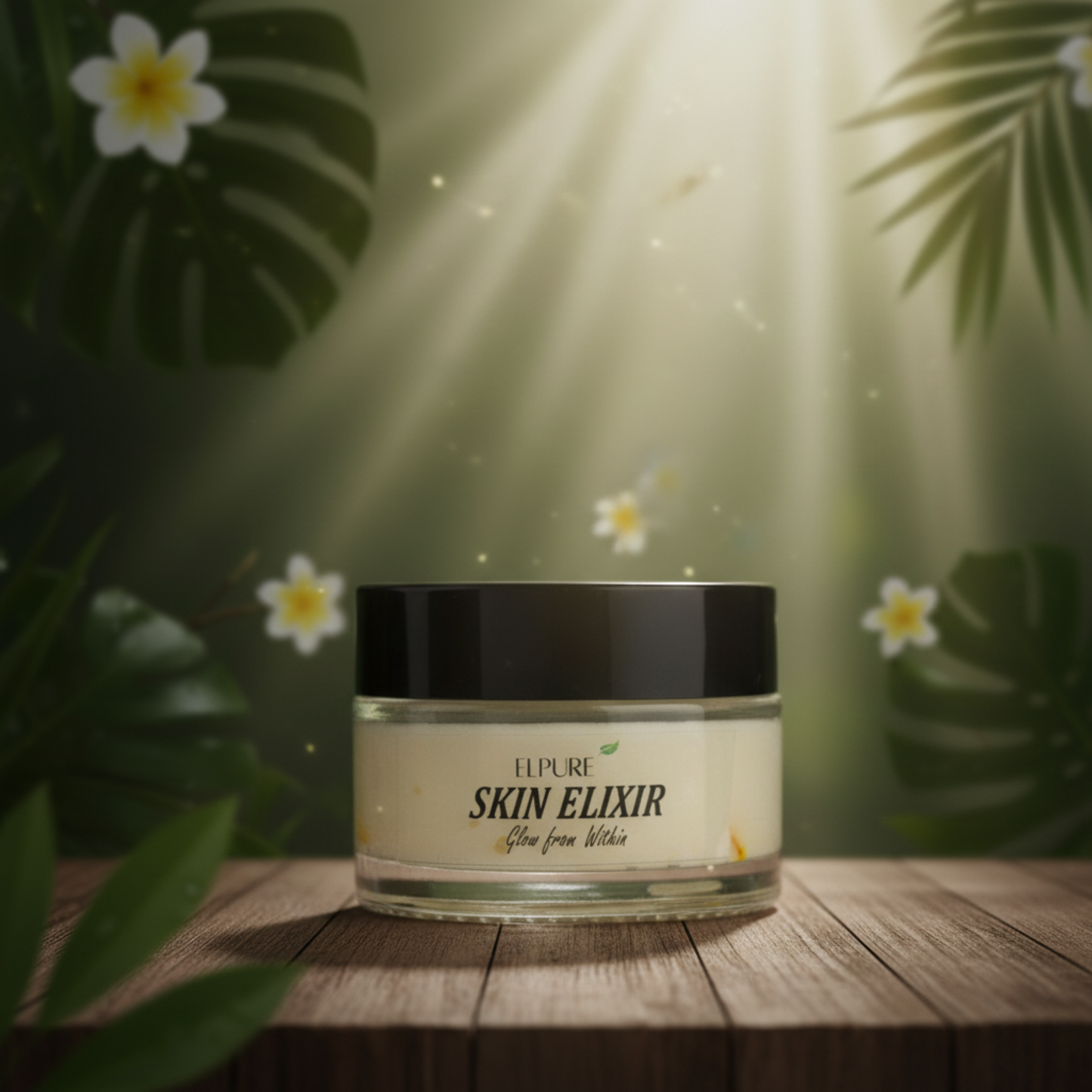 Skin Elixir Face Cream 30gm | 100-Times-Washed Ghee Moisturiser | Ayurvedic Hydration, Brightening & Anti-Aging Care | Natural Sun Protection